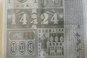 12/27  中國新聞報-大樂透參考