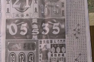 4/14  中國新聞報-大樂透參考
