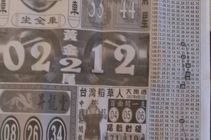 4/21  中國新聞報-大樂透參考