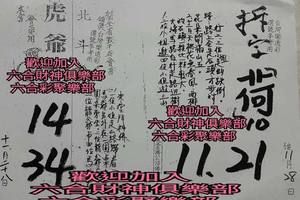 11/28  北斗虎爺+拆字-六合彩參考.jpg