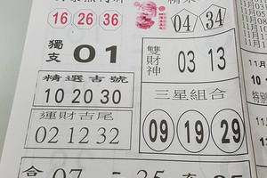 11/16-11/17  台北鐵報-今彩539參考