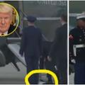 川普不顧總統地位彎腰幫軍人撿帽還戴上，再次吹掉時「超暖舉動」全球震驚！(有暖心影片)